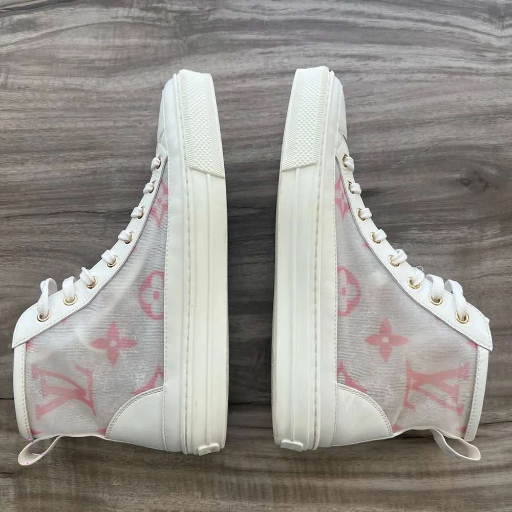 Louis Vuitton Stellar Monogram Sneaker Size 8.5 (EU 39) Womens - Picture 2 of 9